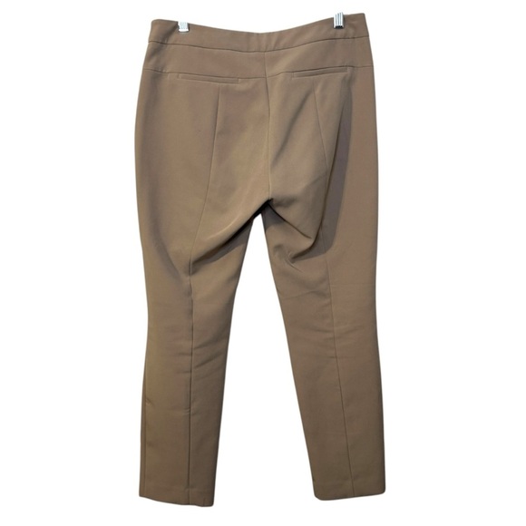 Adrianna Papell ankle pant women’s 6 business casual office career neutral tan - Picture 3 of 11